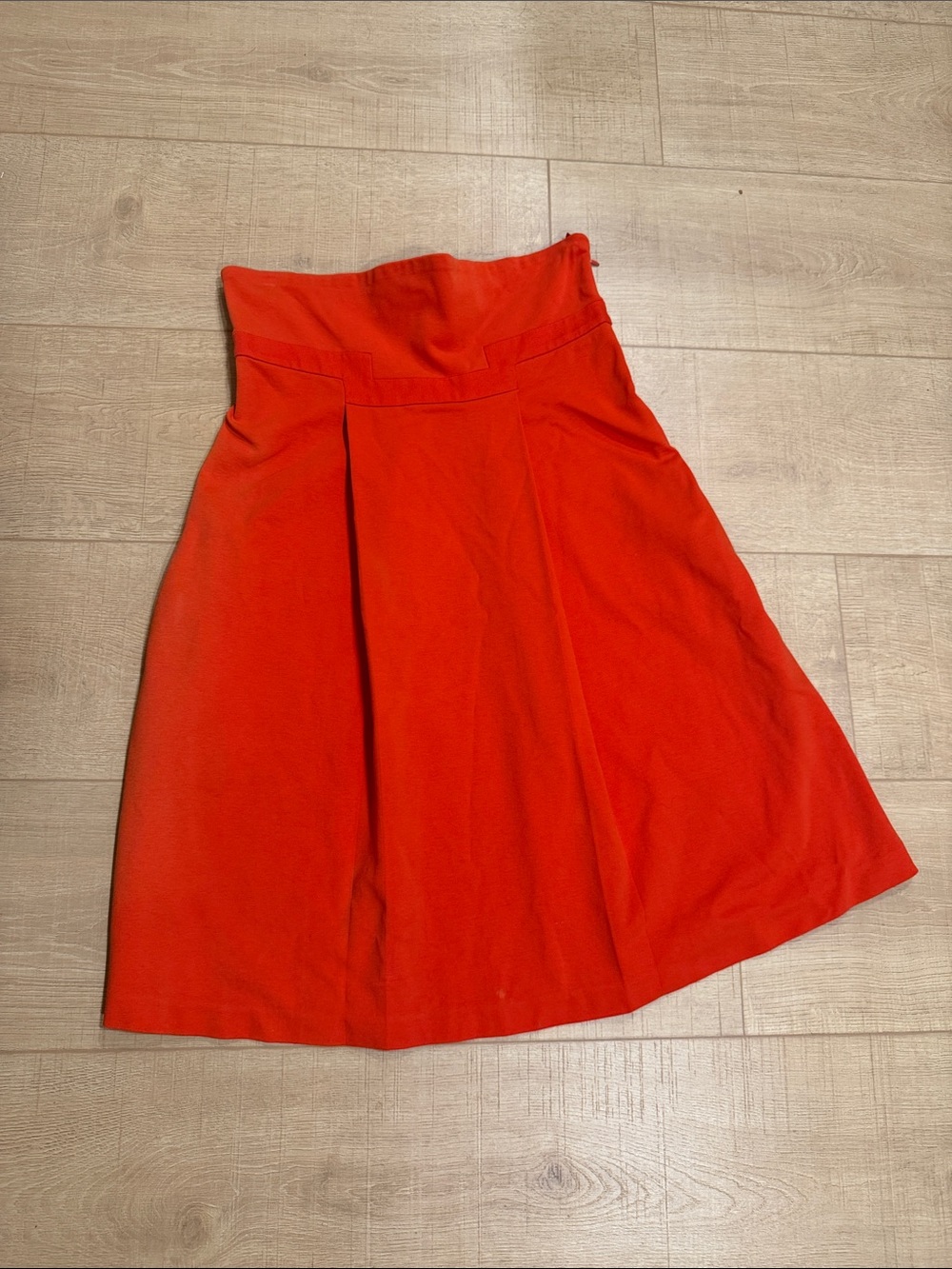 Diane Von Furstenberg Vintage A-Line Orange Women's Skirt